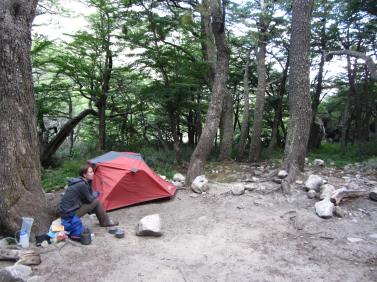 Torres del Paine, Campamento Torres